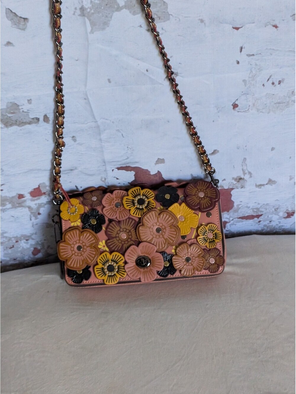 Coach 1941 Tea Rose in Melon pre owned handbag